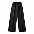 Portland · NW TP-18 — High-Waisted Wide-Leg Cotton Trouser