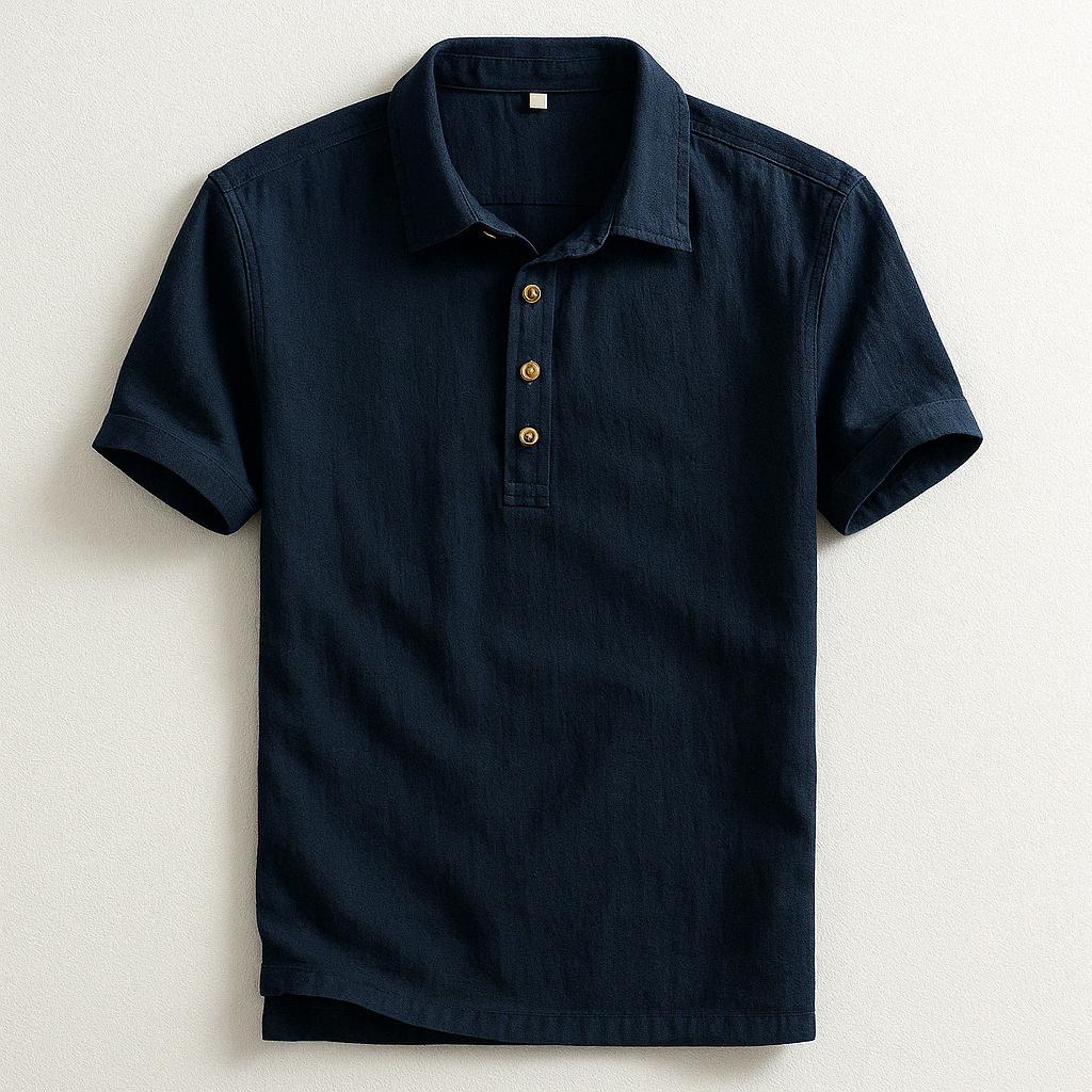 Sorrento · NW LN-08 — short-sleeve linen-blend shirt