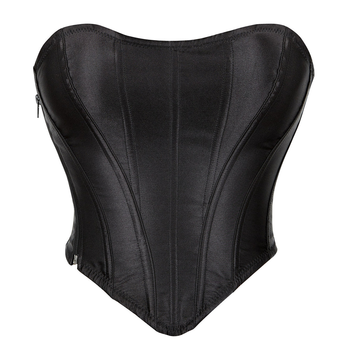 Noir · NW IN-A30 — French satin shaping bra