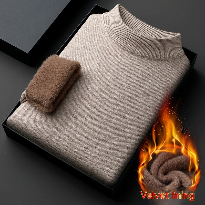 Moggs · NW KT-36 — Men's Half-Collar Wool Sweater
