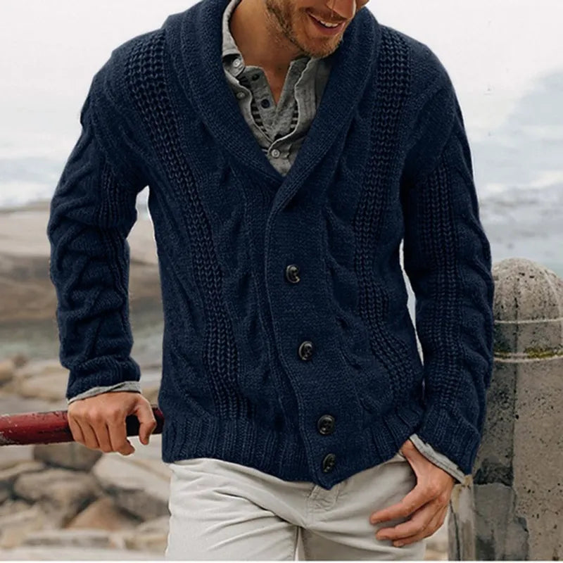 Marri · NW KT-44 — Button-Through Knitted Cardigan