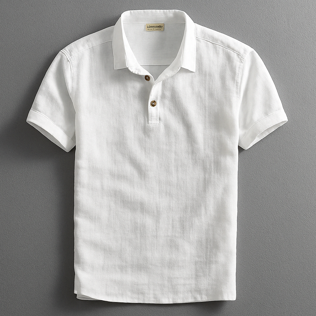 Sorrento · NW LN-08 — short-sleeve linen-blend shirt