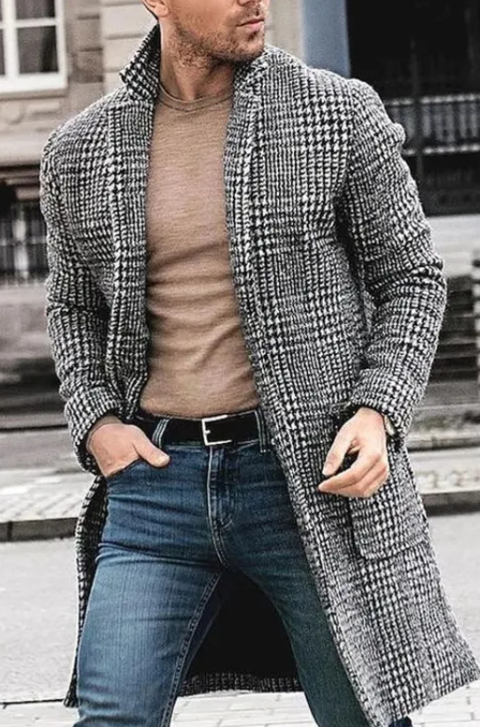Bluestone · NW OW-29 — Mid-Length Woollen Coat