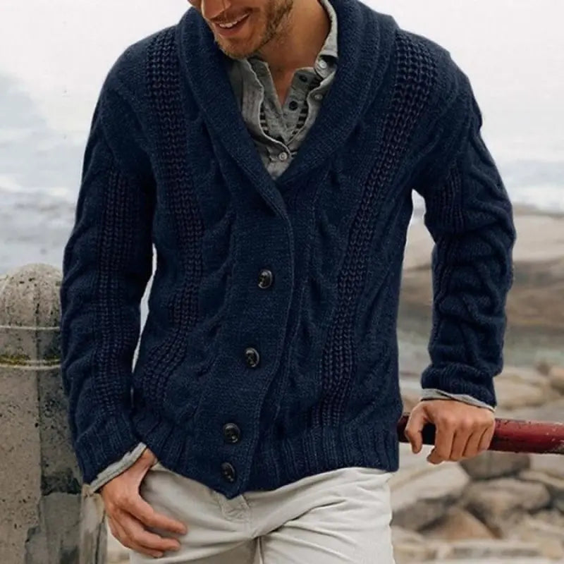 Marri · NW KT-44 — Button-Through Knitted Cardigan